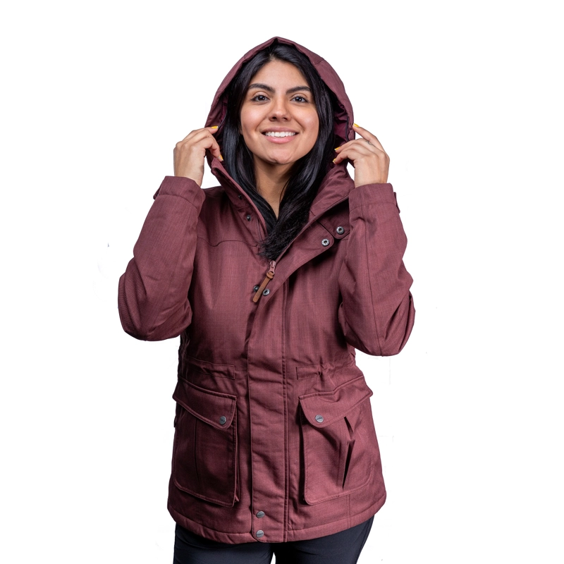 CHAQUETA MUJER ANDORRA THERM LADRILLO APARSO - 1