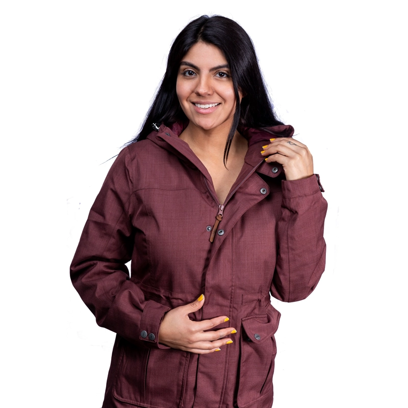 CHAQUETA MUJER ANDORRA THERM LADRILLO APARSO - 4