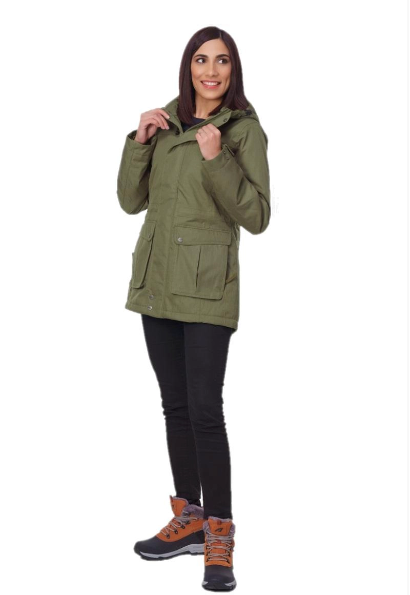 CHAQUETA MUJER ANDORRA THERM OLIVA APARSO - 3