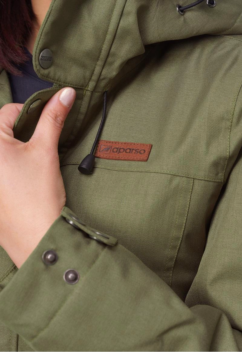 CHAQUETA MUJER ANDORRA THERM OLIVA APARSO - 4