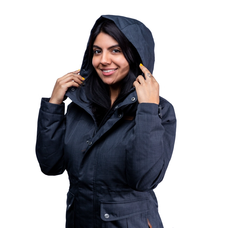CHAQUETA MUJER ANDORRA THERM GRIS APARSO - 3