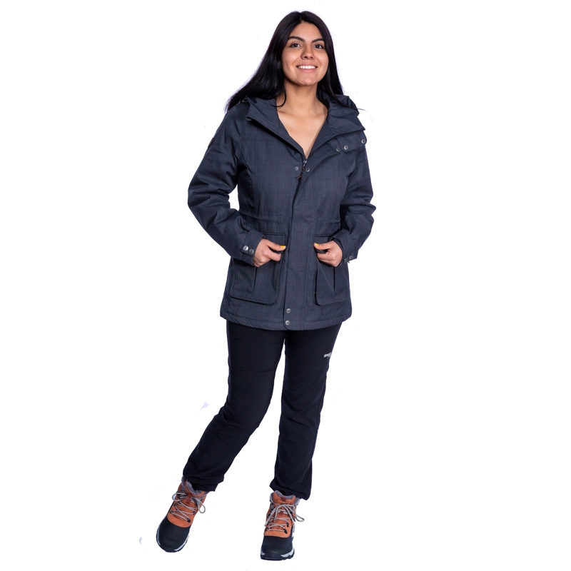 CHAQUETA MUJER ANDORRA THERM GRIS APARSO - 4