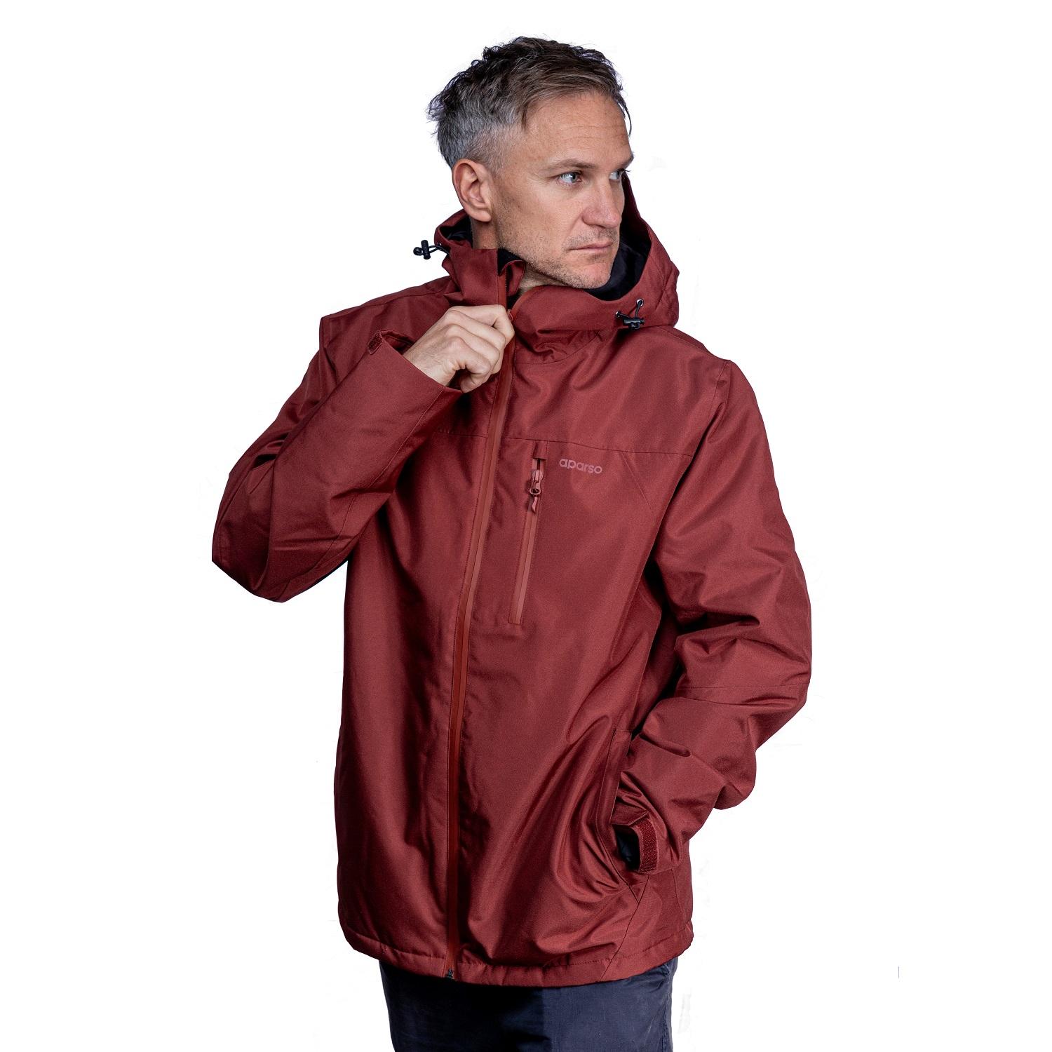CHAQUETA HOMBRE APARSO LADRILLO IMPERMEABLE SIRIUS - 3