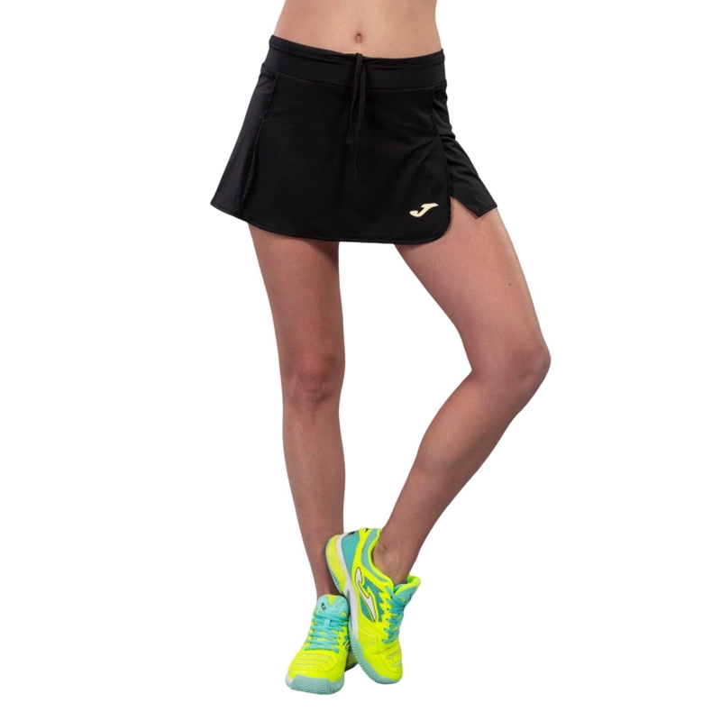 FALDA PADEL MUJER OPEN II NEGRO JOMA - 4