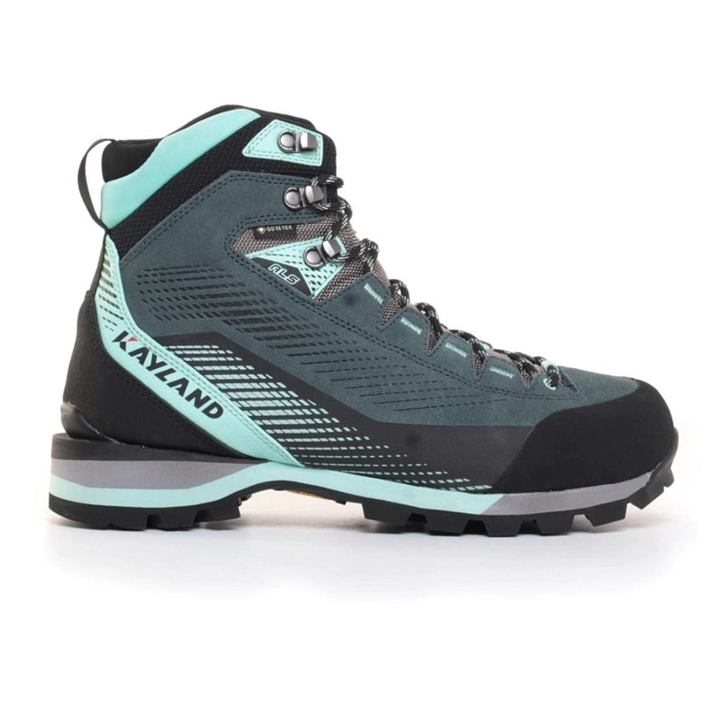 BOTIN TREKKING MUJER GRAND TOUR GTX GRIS TURQUESA KAYLAND - 1