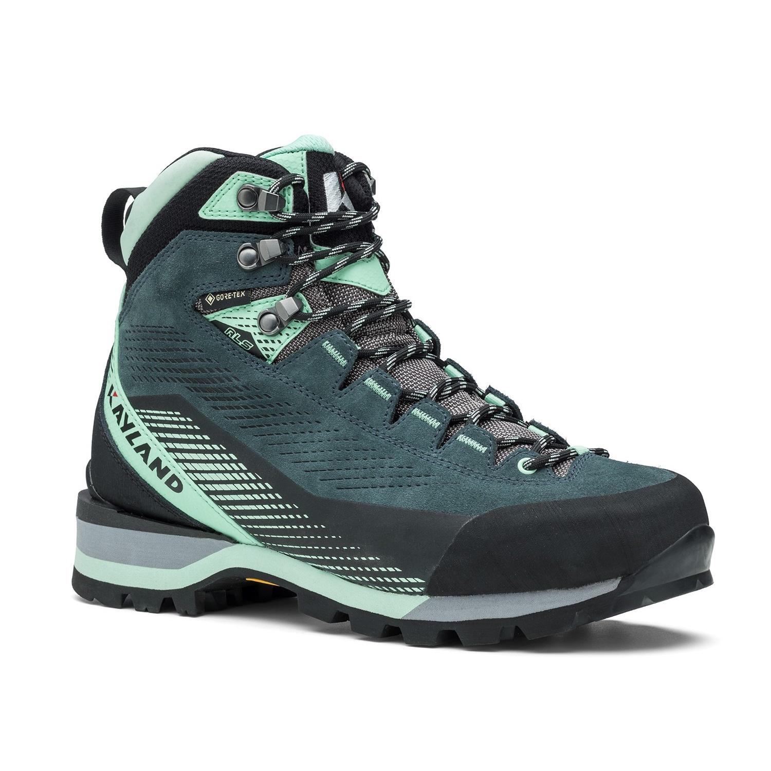 BOTIN TREKKING MUJER GRAND TOUR GTX GRIS TURQUESA KAYLAND - 2