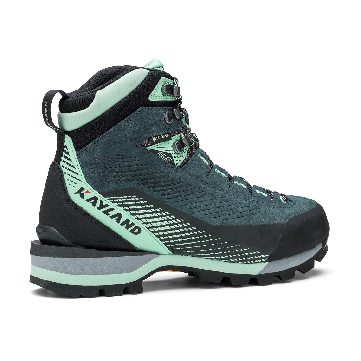 BOTIN TREKKING MUJER GRAND TOUR GTX GRIS TURQUESA KAYLAND - 3