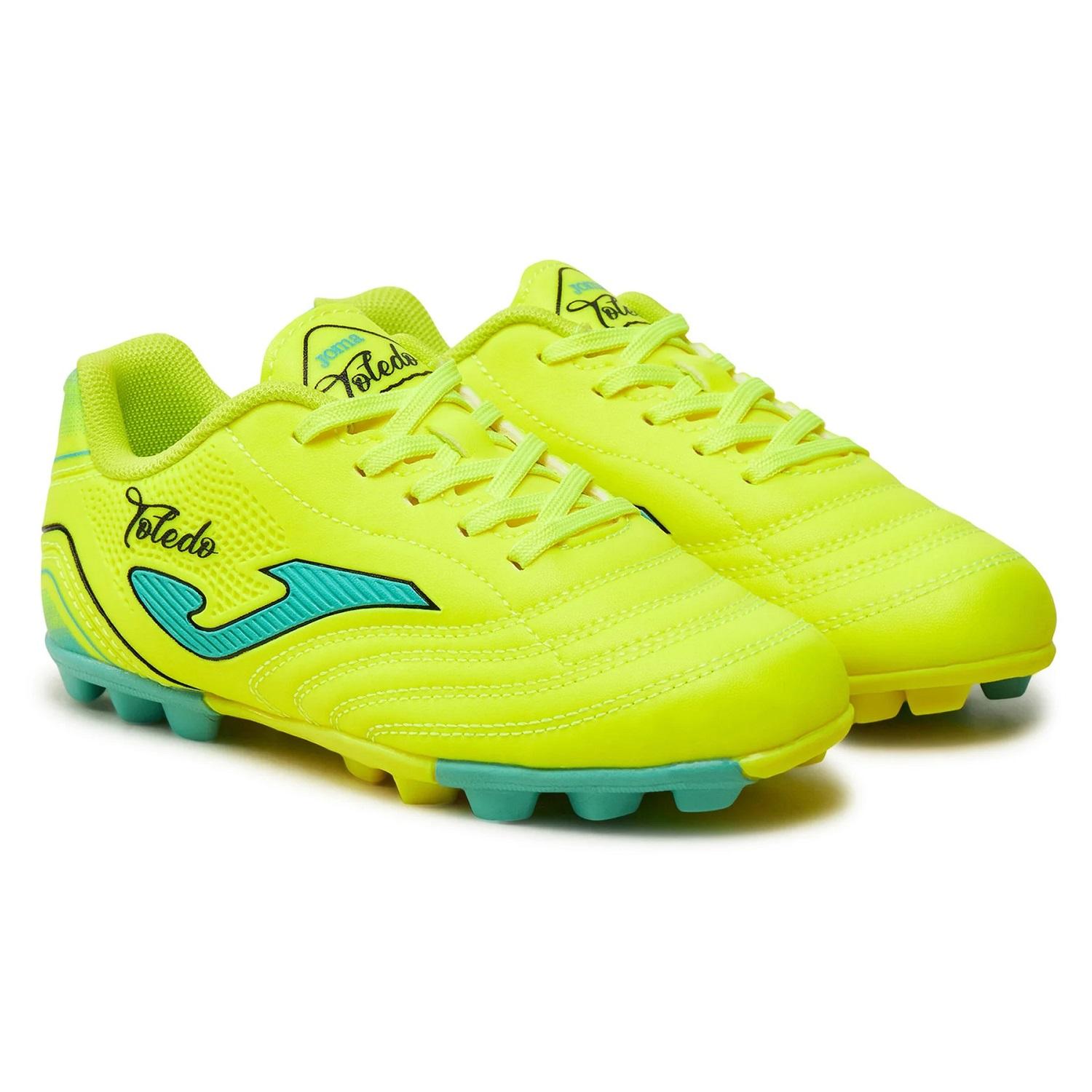 ZAPATILLA FÚTBOL HG KIDS TOLEDO AMARILLO FLUOR JOMA - 2