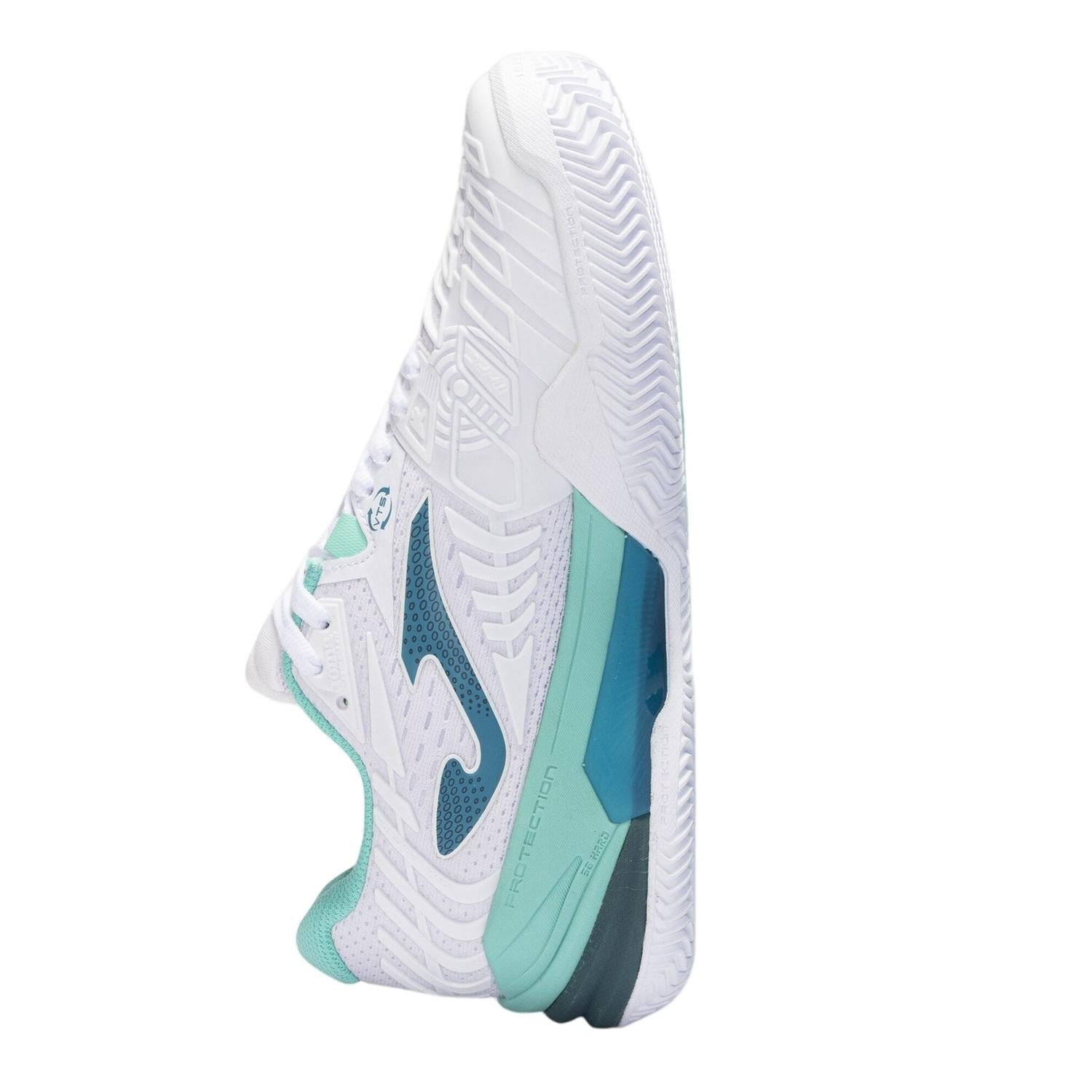 ZAPATILLA PADEL MUJER ROLAND LADY CLAY BLANCO TURQUESA JOMA - 37 - 4