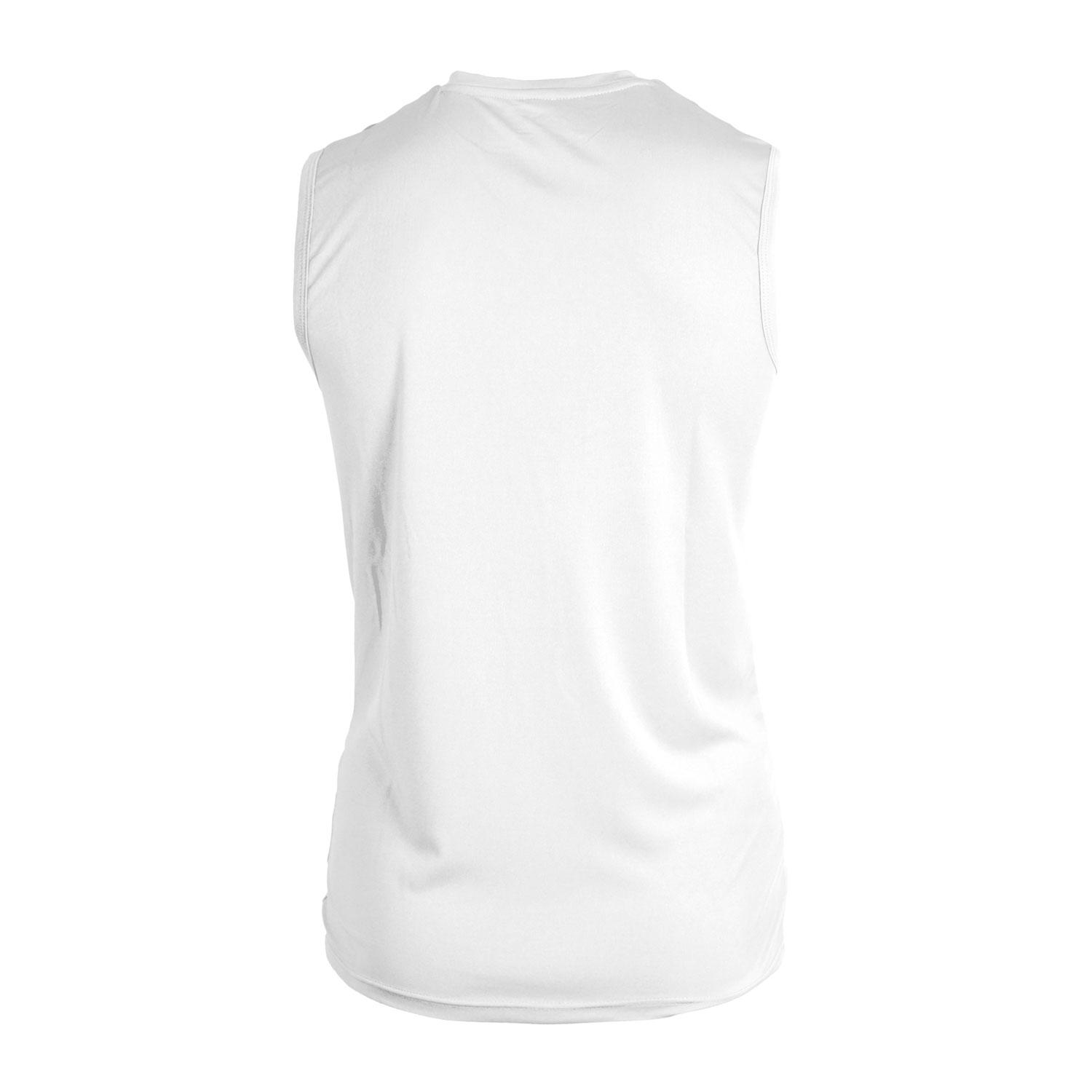 POLERA DEPORTIVA SIN MANGAS HOMBRE COMBI BLANCO JOMA - 2