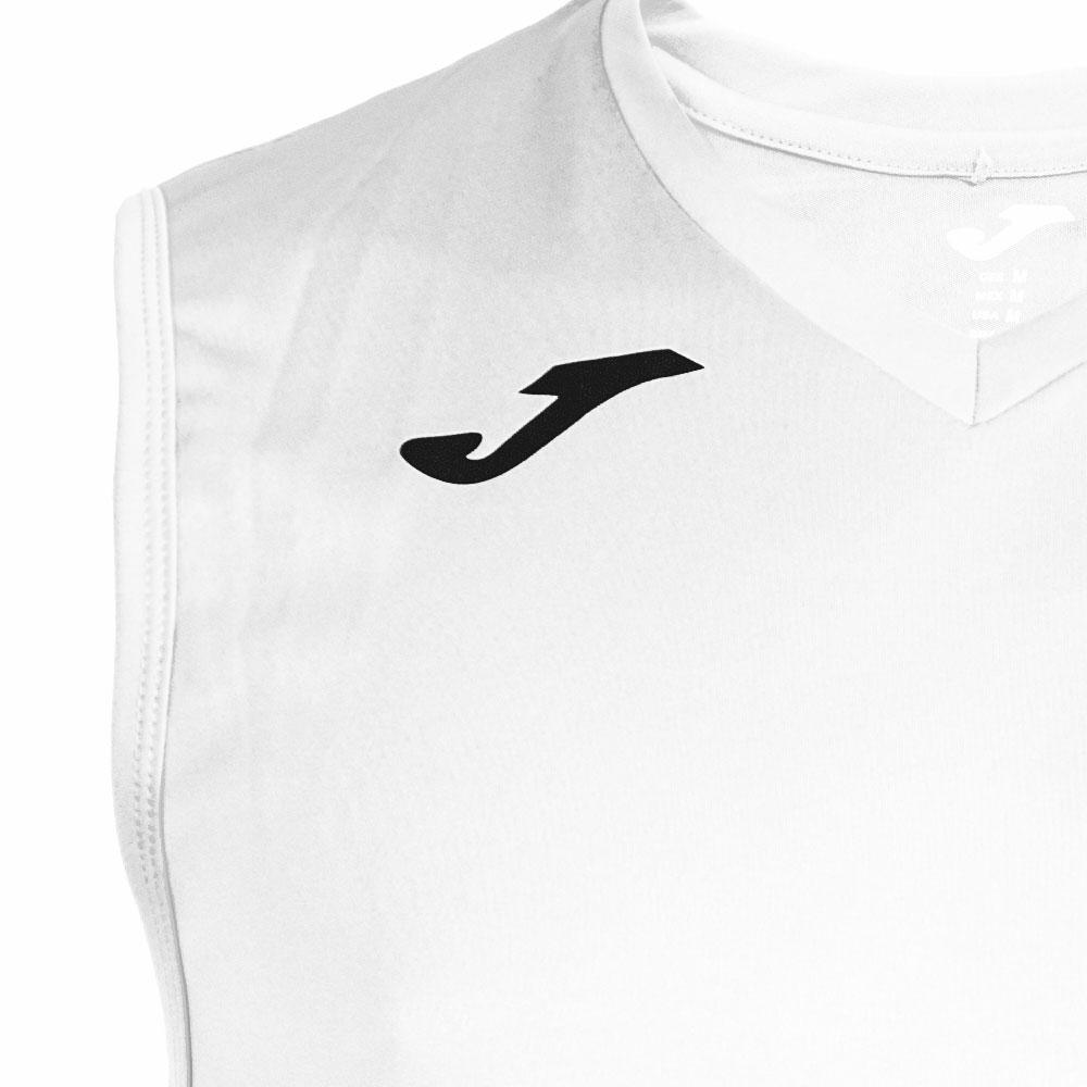 POLERA DEPORTIVA SIN MANGAS HOMBRE COMBI BLANCO JOMA - 3