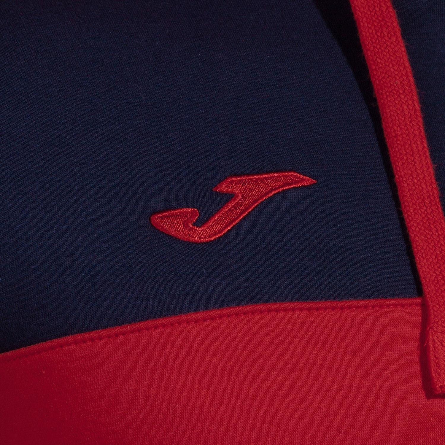 POLERON HOODIE HOMBRE CREW V ROJO JOMA - 3