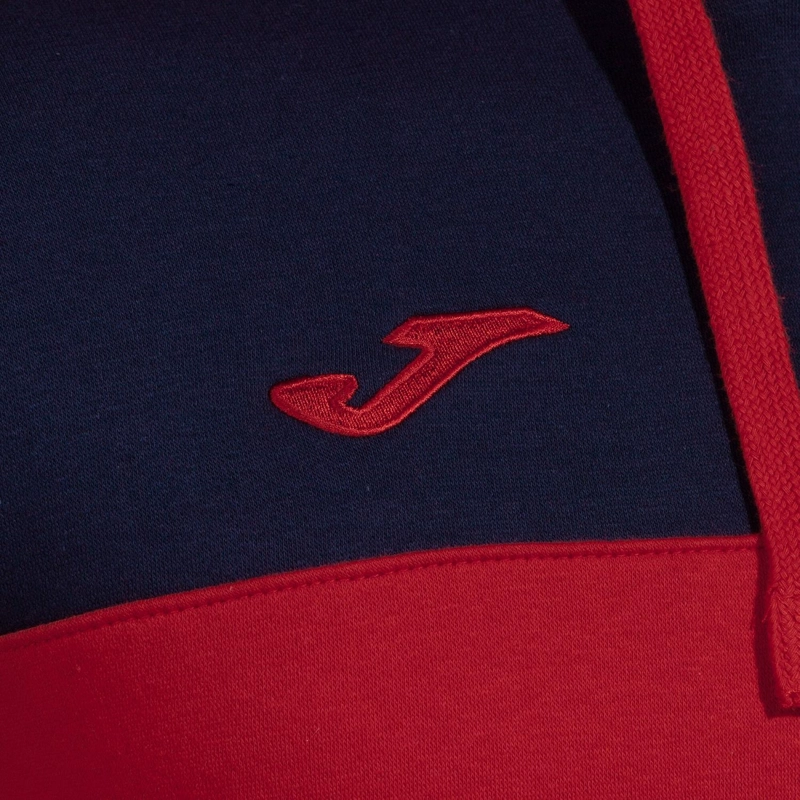 POLERON HOODIE HOMBRE CREW V ROJO JOMA - 3