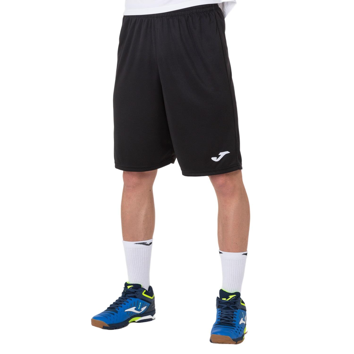 SHORT DEPORTIVO LARGO HOMBRE NOBEL NEGRO JOMA - 4