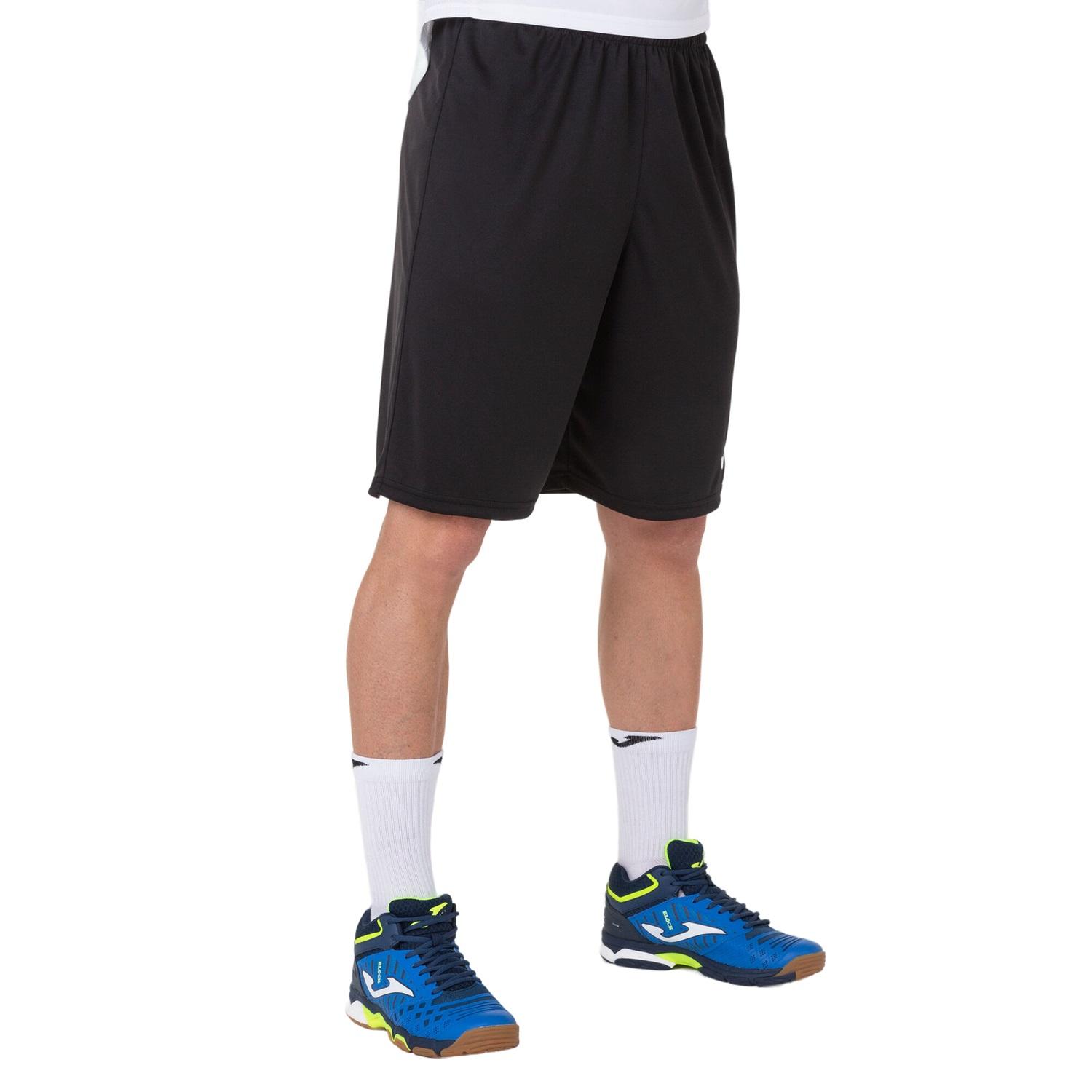 SHORT DEPORTIVO LARGO HOMBRE NOBEL NEGRO JOMA - 5