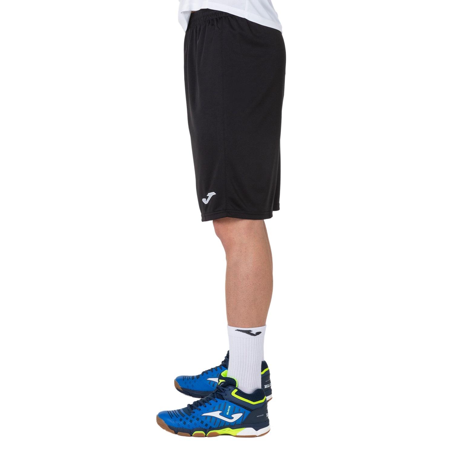 SHORT DEPORTIVO LARGO HOMBRE NOBEL NEGRO JOMA - 6