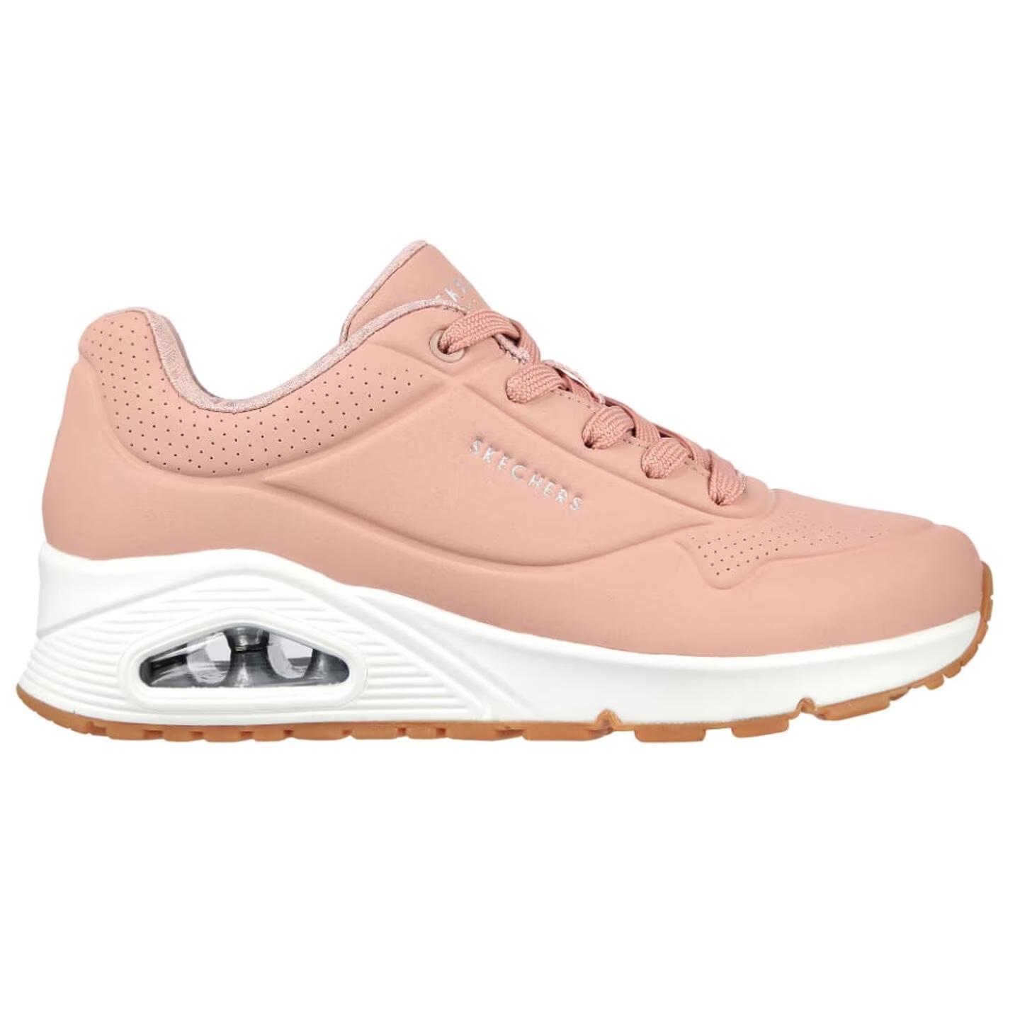ZAPATILLA MUJER UNO STAND ROSA SKECHERS - 1