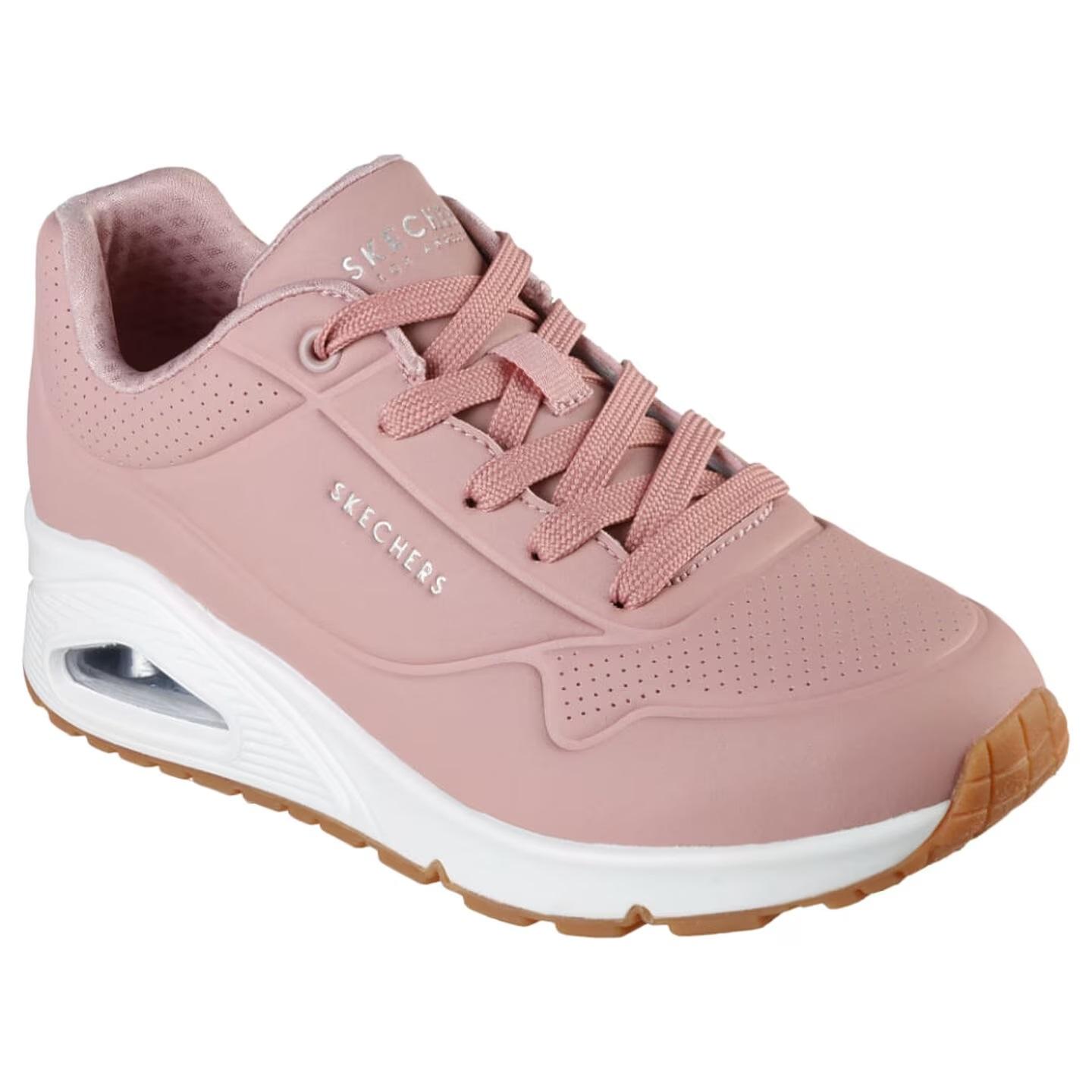 ZAPATILLA MUJER UNO STAND ROSA SKECHERS - 2