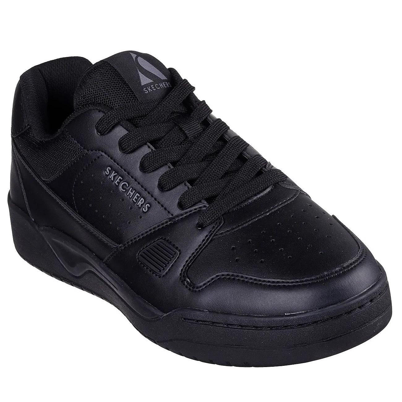 ZAPATILLA ESCOLAR KIDS TIEBREAK LOW NEGRO SKECHERS - 2