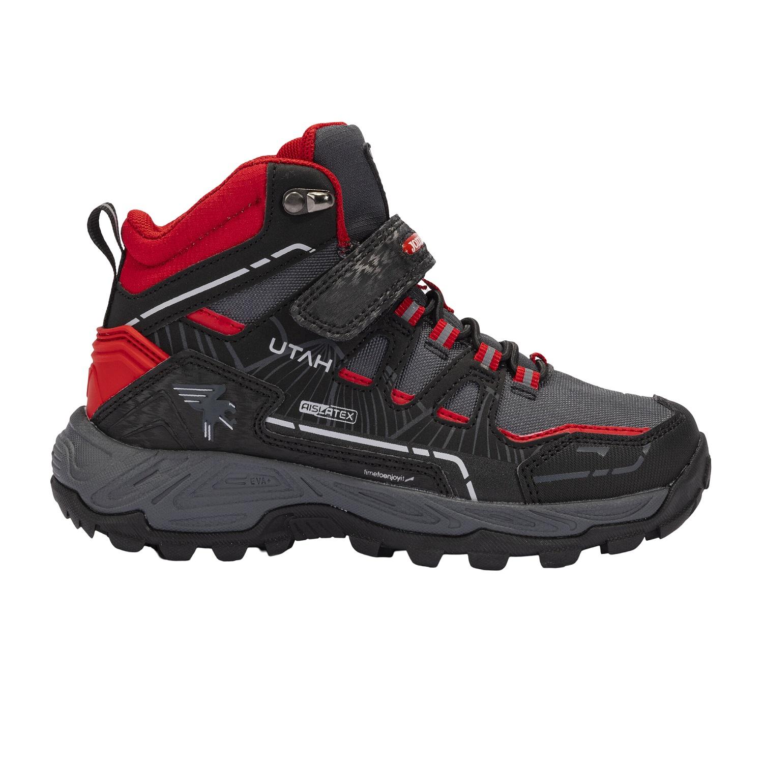 BOTIN OUTDOOR KIDS UTAH JR NEGRO ROJO JOMA - 1