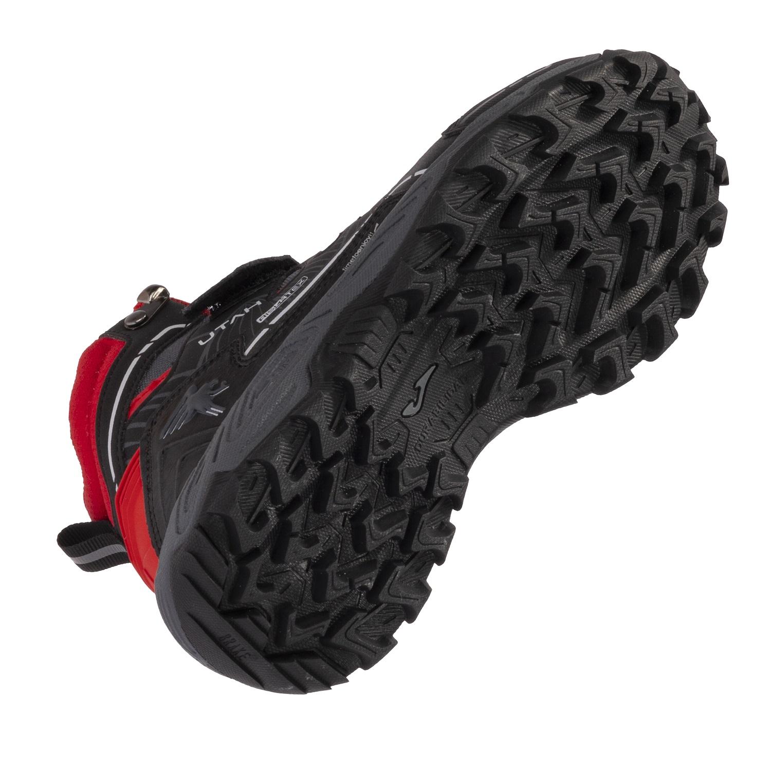 BOTIN OUTDOOR KIDS UTAH JR NEGRO ROJO JOMA - 4