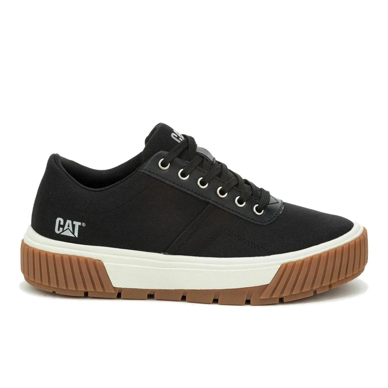ZAPATILLA MUJER AMP CANVAS NEGRO CAT - 1