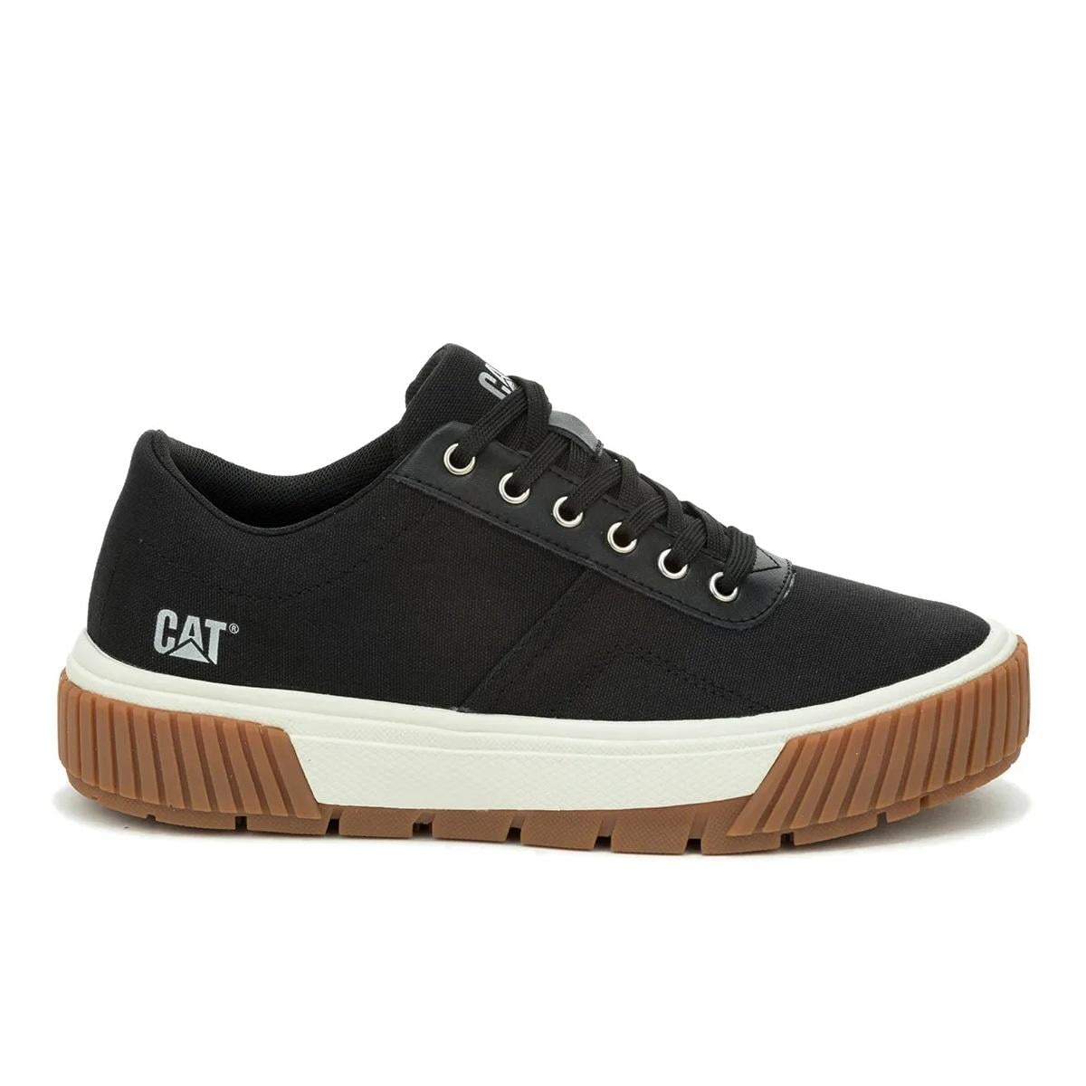 ZAPATILLA MUJER AMP CANVAS NEGRO CAT - 1
