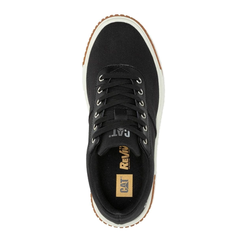 ZAPATILLA MUJER AMP CANVAS NEGRO CAT - 3