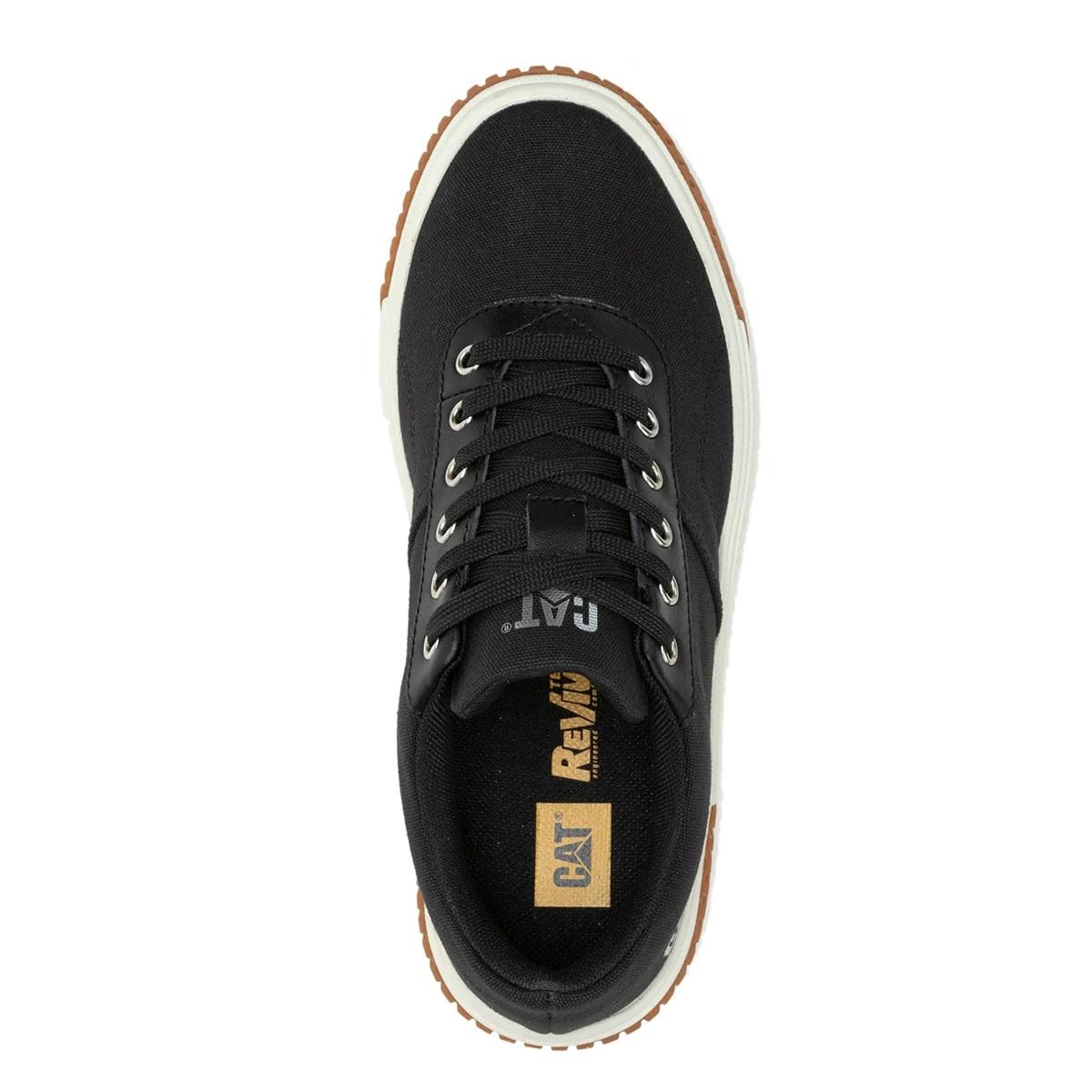 ZAPATILLA MUJER AMP CANVAS NEGRO CAT - 3