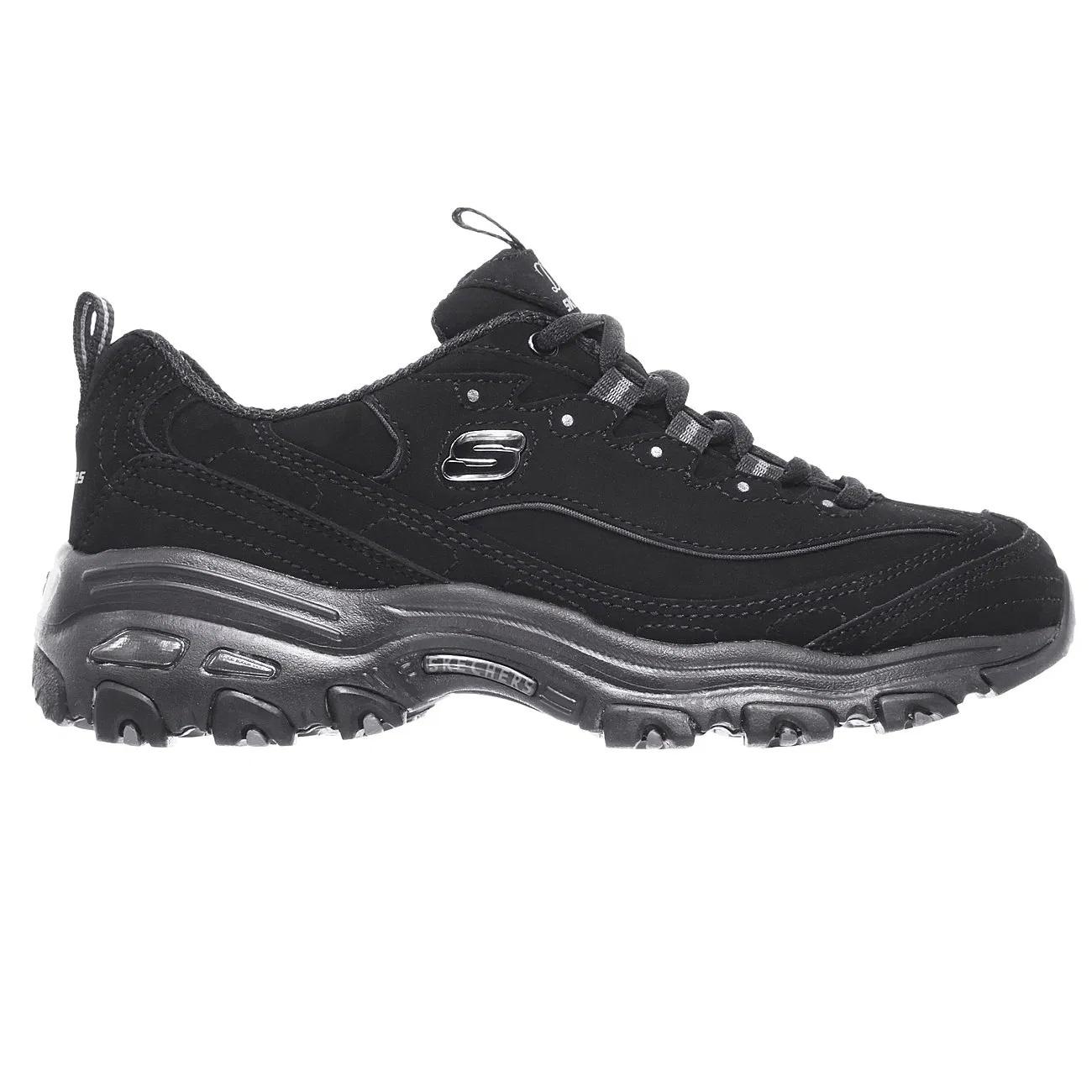 ZAPATILLA MUJER D'LITES PLAY ON NEGRO SKECHERS - 1