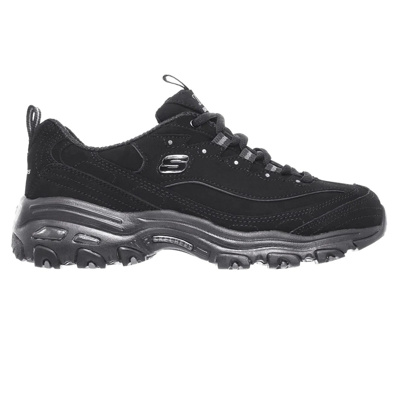 ZAPATILLA MUJER D'LITES PLAY ON NEGRO SKECHERS - 1