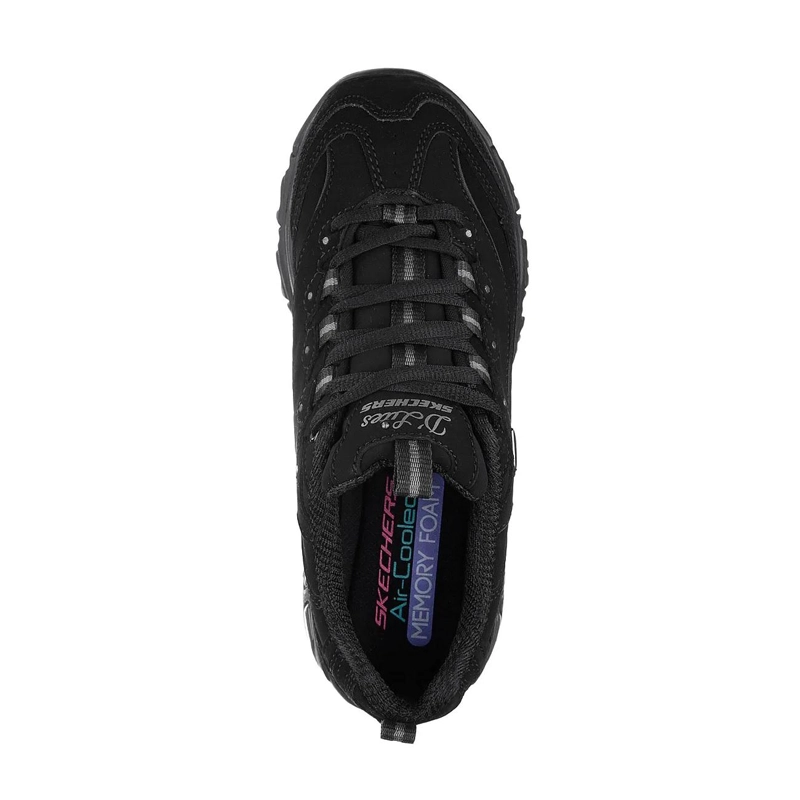 ZAPATILLA MUJER D'LITES PLAY ON NEGRO SKECHERS - 3