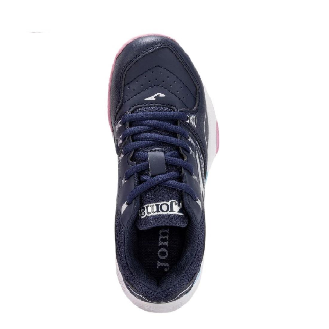 ZAPATILLA PADEL KIDS MASTER 1000 AZUL MARINO ROSA JOMA - 3