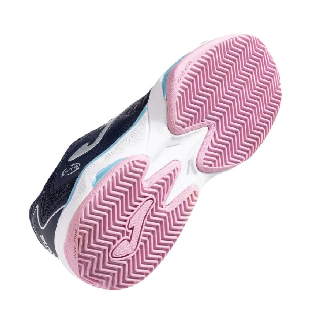 ZAPATILLA PADEL KIDS MASTER 1000 AZUL MARINO ROSA JOMA - 4