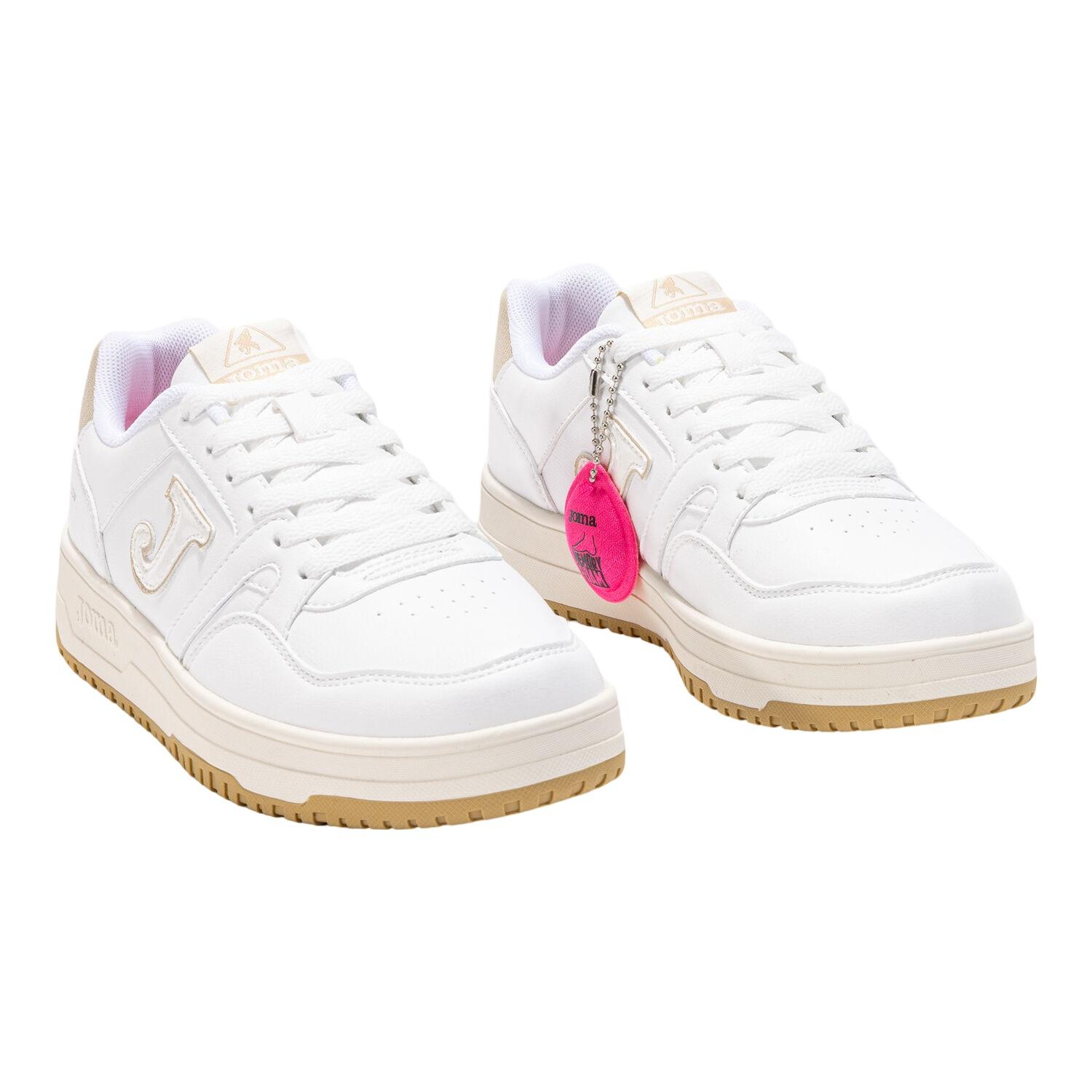 ZAPATILLA URBANA MUJER C. PLATEA LOW BLANCO ORO JOMA - 2