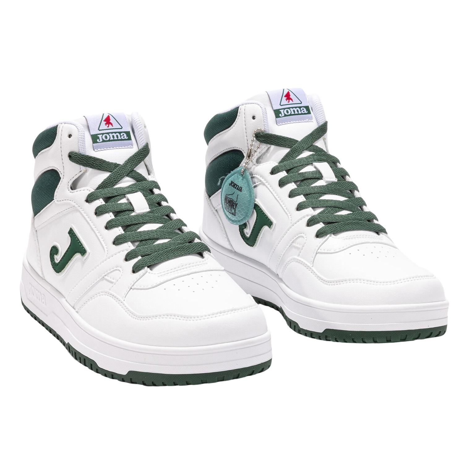 ZAPATILLA URBANA HOMBRE C. PLATEA MID BLANCO PETROLEO JOMA - 2