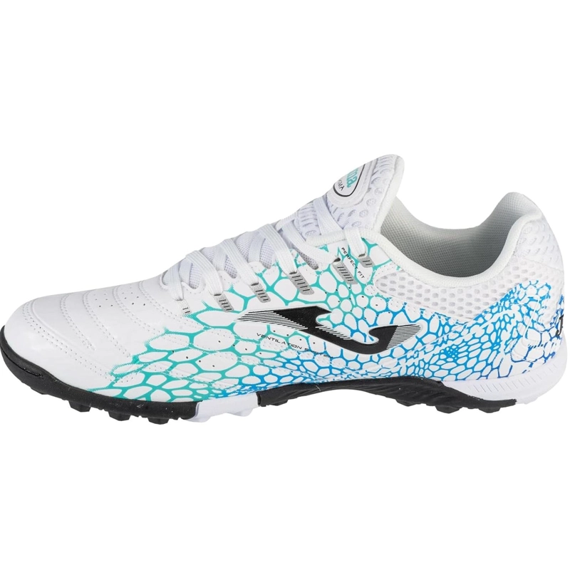 ZAPATILLA FUTBOL TURF HOMBRE MAXIMA BLANCO TURQUESA JOMA - 2