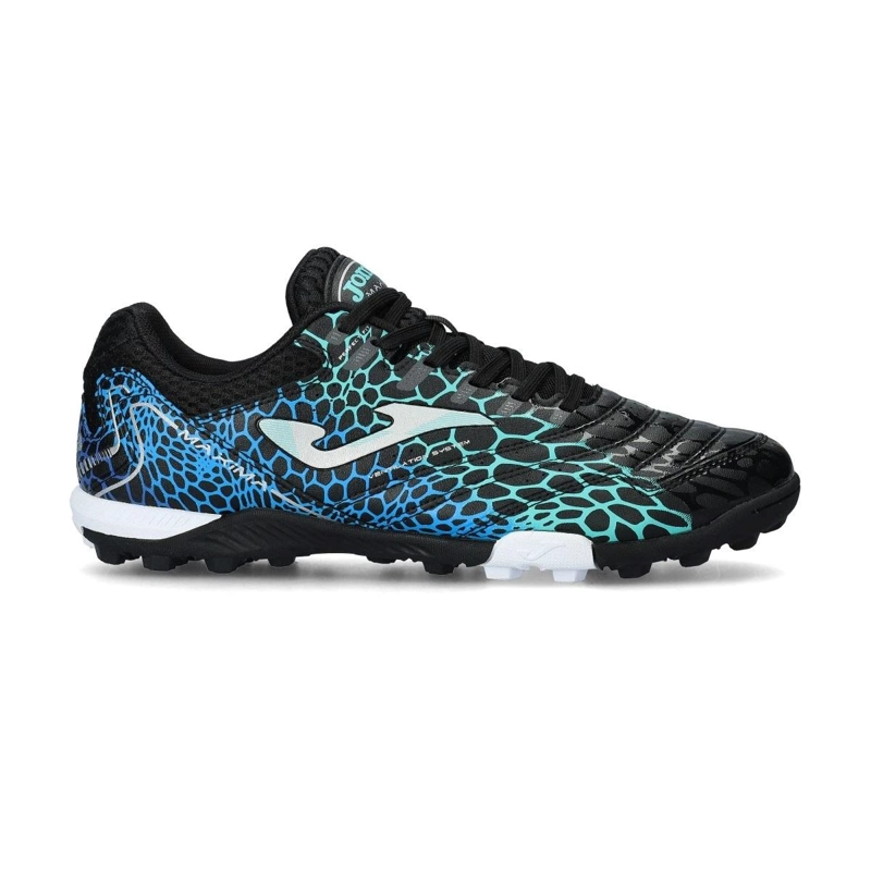 ZAPATILLA FUTBOL TURF HOMBRE MAXIMA NEGRO TURQUESA JOMA - 1