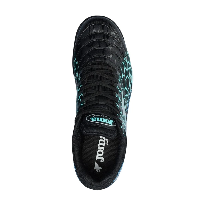 ZAPATILLA FUTBOL TURF HOMBRE MAXIMA NEGRO TURQUESA JOMA - 3