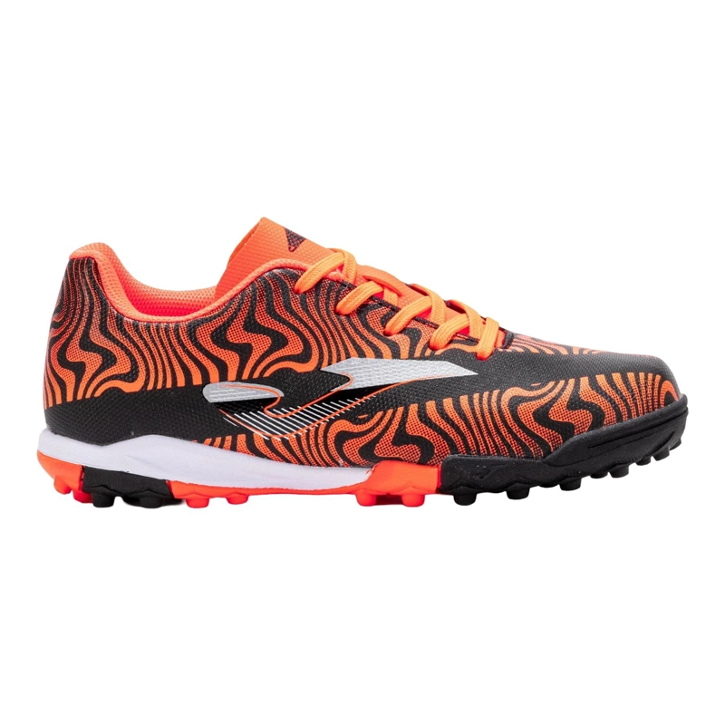 ZAPATILLA FUTBOL TURF KIDS EVOLUTION NARANJO NEGRO JOMA - 1
