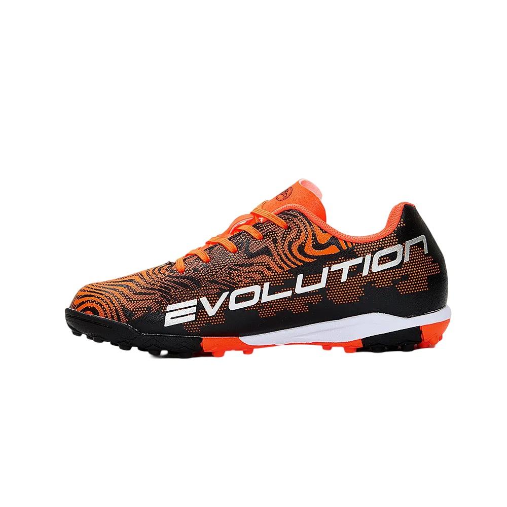 ZAPATILLA FÚTBOL TURF KIDS EVOLUTION NARANJO NEGRO JOMA - 5