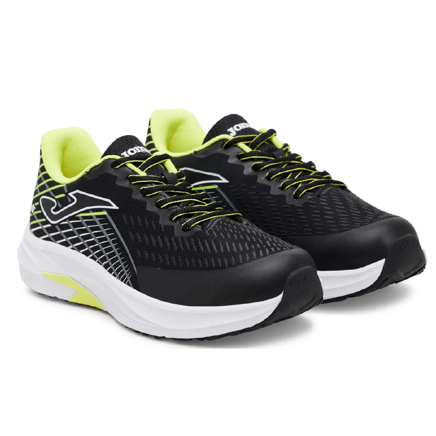 ZAPATILLA RUNNING KIDS SUPER CROSS NEGRO JOMA - 2