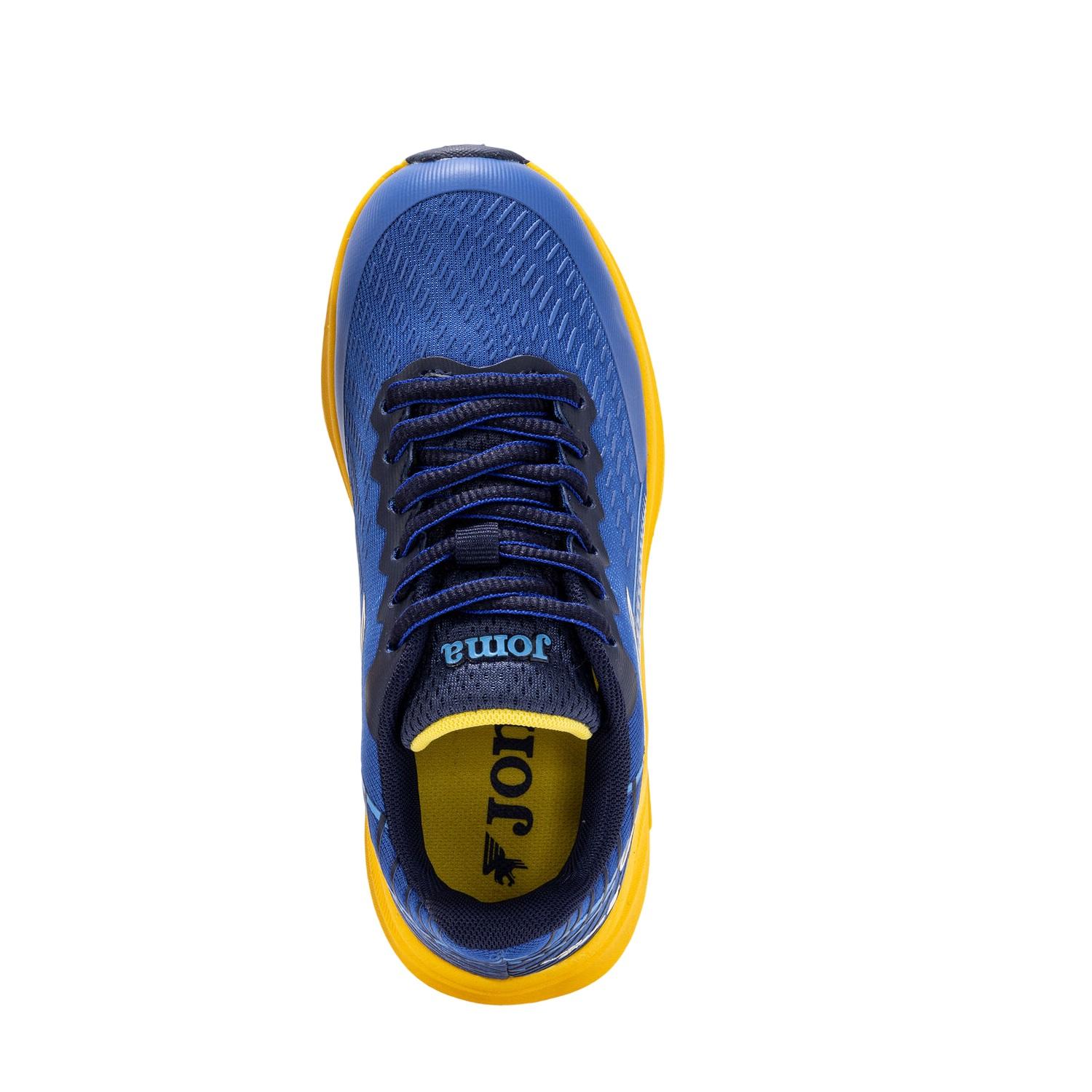 ZAPATILLA RUNNING KIDS SUPER CROSS AZUL AMARILLO JOMA - 3