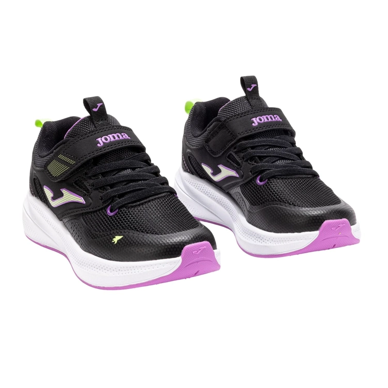 ZAPATILLA RUNNING KIDS FERRO JR NEGRO ROSA JOMA - 2