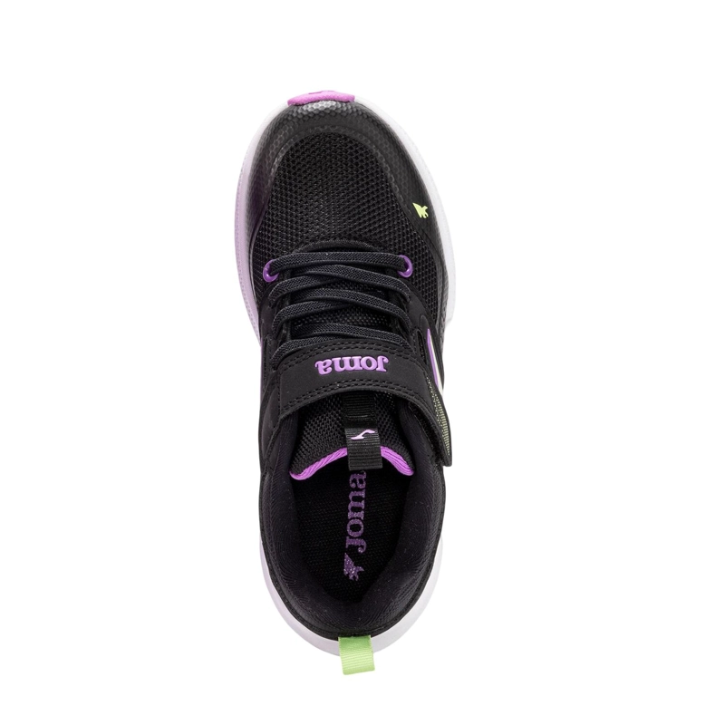 ZAPATILLA RUNNING KIDS FERRO JR NEGRO ROSA JOMA - 3