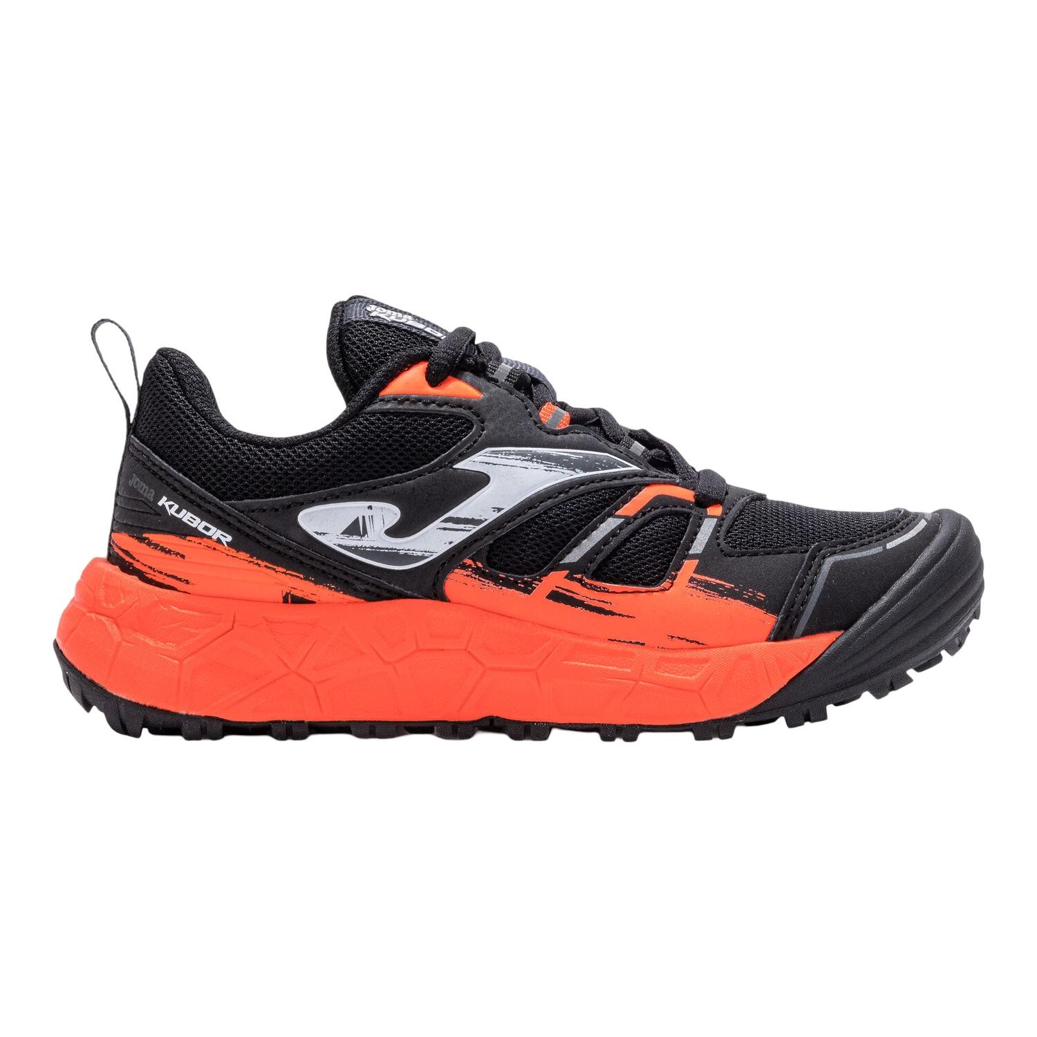 ZAPATILLA TRAIL RUNNING KIDS KUBOR NEGRO NARANJO JOMA - 1
