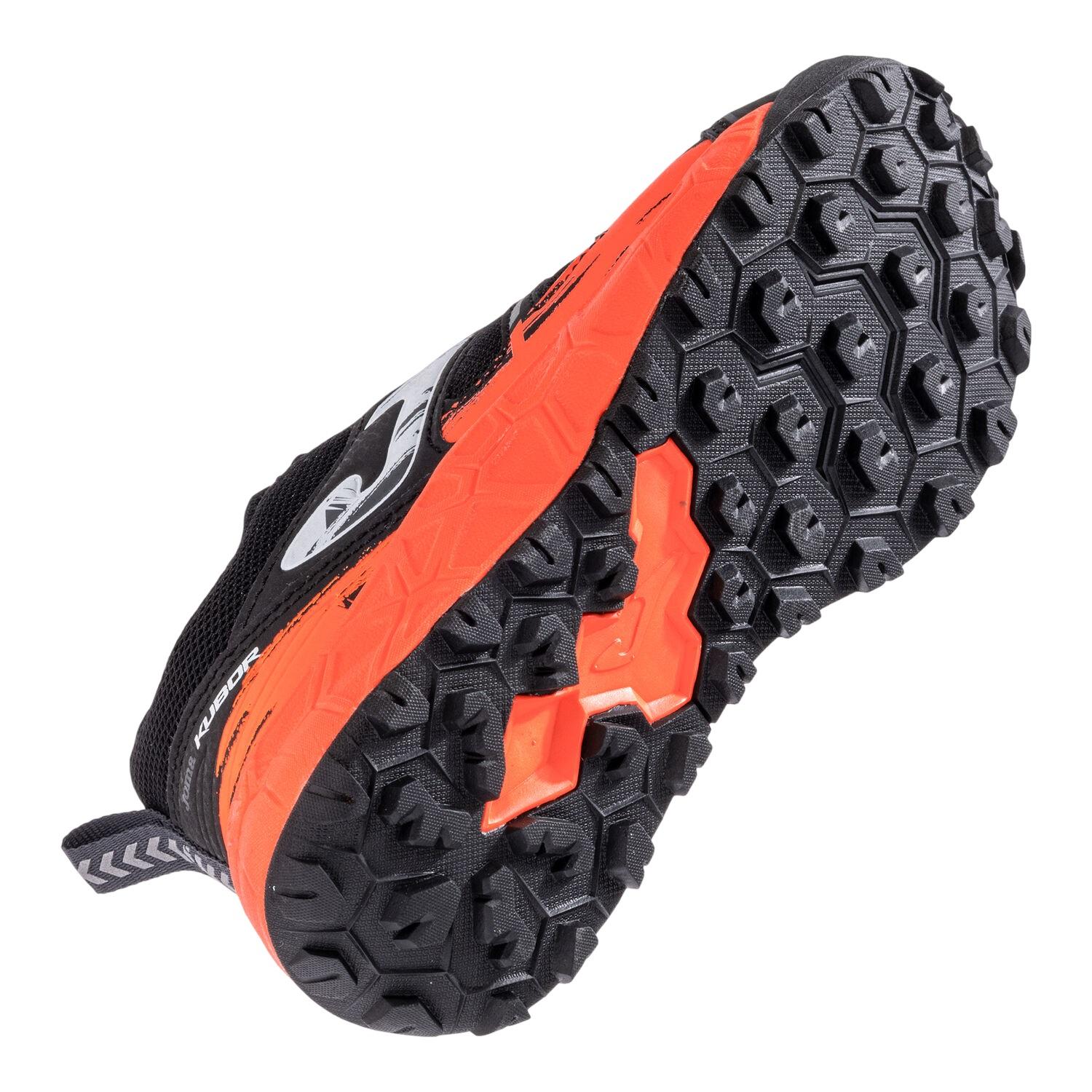 ZAPATILLA TRAIL RUNNING KIDS KUBOR NEGRO NARANJO JOMA - 4