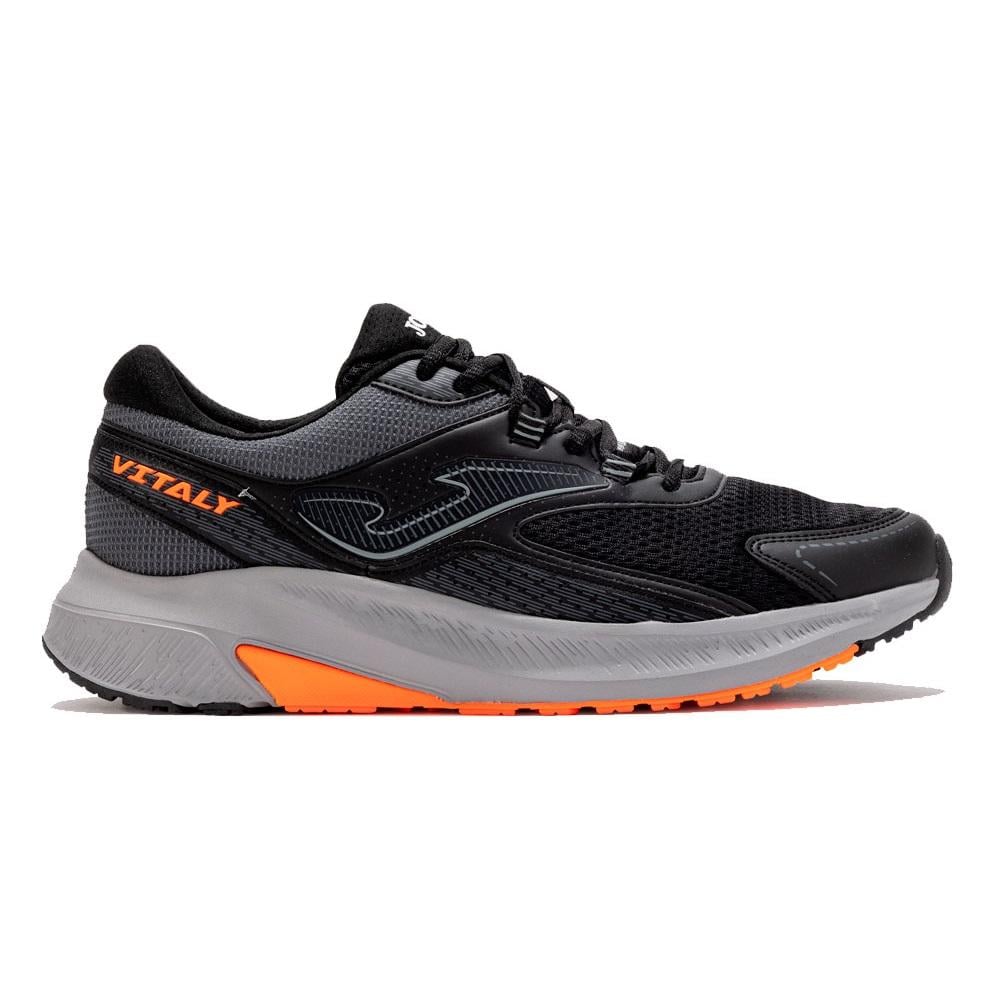 ZAPATILLA RUNNING HOMBRE VITALY NEGRO GRIS JOMA - 1