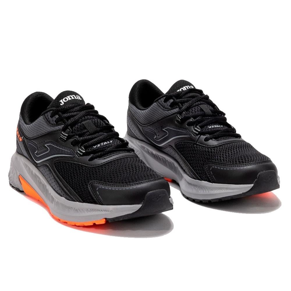 ZAPATILLA RUNNING HOMBRE VITALY NEGRO GRIS JOMA - 2