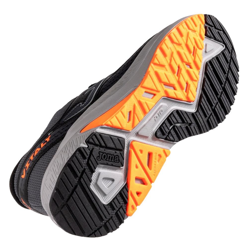 ZAPATILLA RUNNING HOMBRE VITALY NEGRO GRIS JOMA - 4